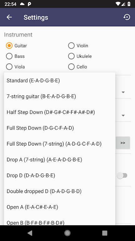 Strobe Tuner Pro: Guitar Tuner screenshot 3