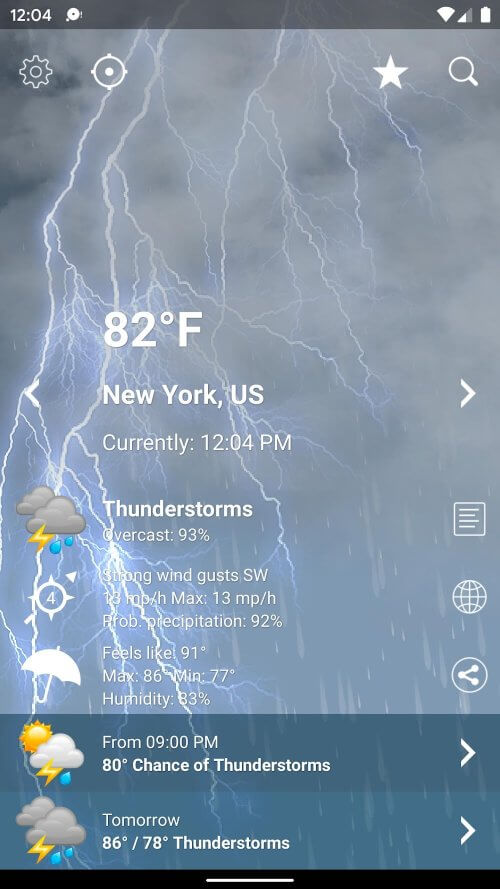 Weather XL PRO MOD screenshot 3