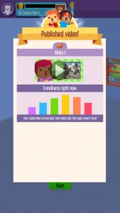 Vlogger Go Viral – Tuber Game (MOD, Unlimited Gems) screenshot 3