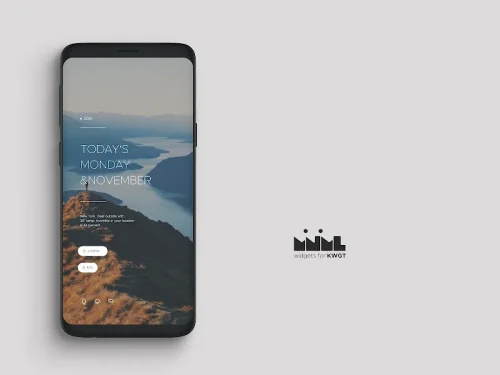 Mnml – Minimal KWGT widgets screenshot 3