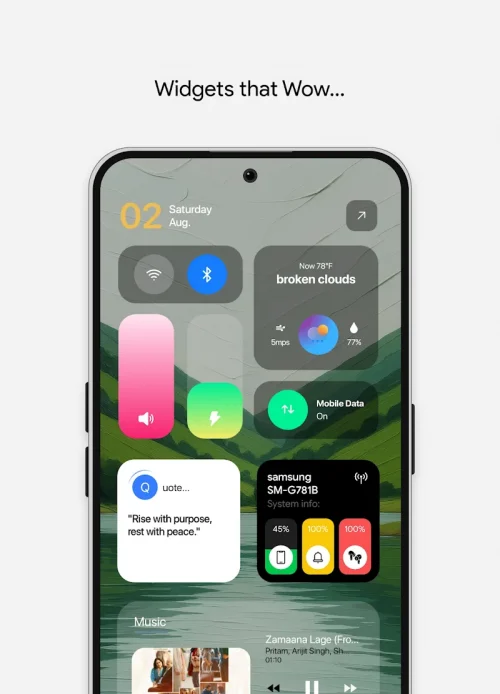 Oreo KWGT MOD screenshot 3