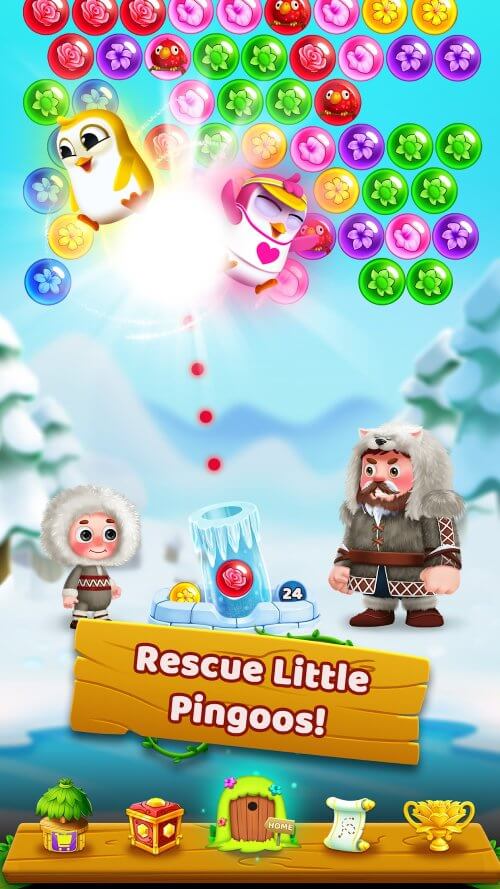 Bubble Shooter – Flower Games screenshot 4