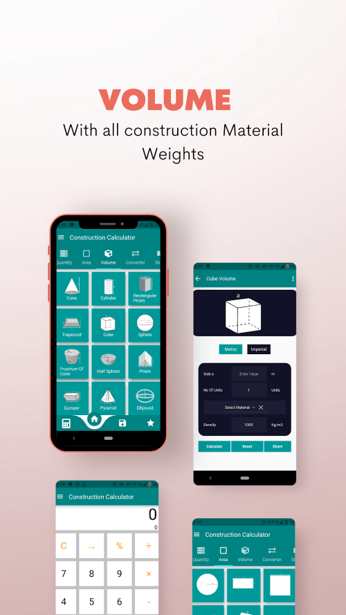 Construction Calculator A1 Pro screenshot 4