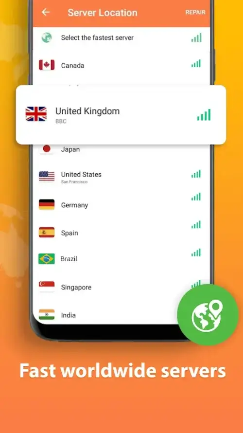 Turbo VPN Lite screenshot 4