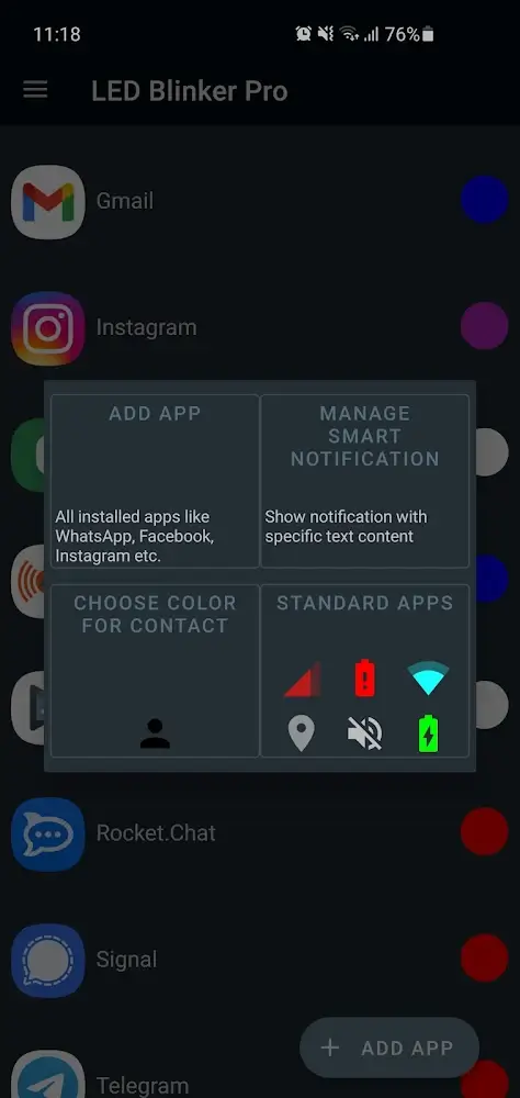 LED Blinker Notifications Pro screenshot 4