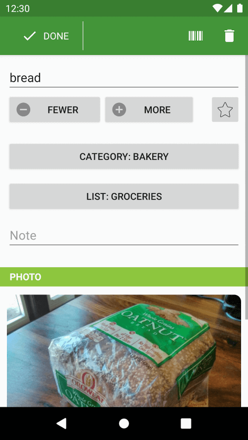 Our Groceries Shopping List screenshot 4
