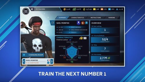 Tennis Manager Mobile screenshot 4
