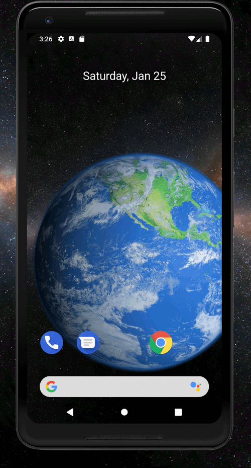 Earth 3D Live Wallpaper screenshot 4
