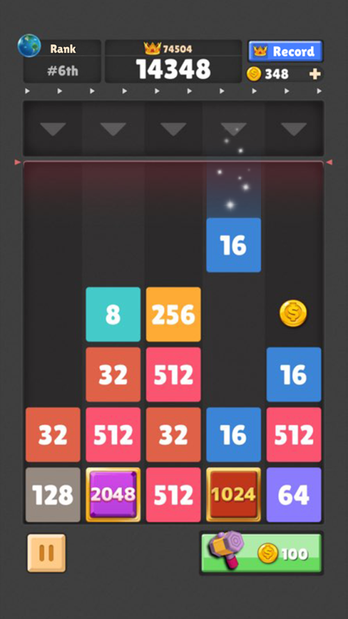 Drop The Number: Merge Game screenshot 4
