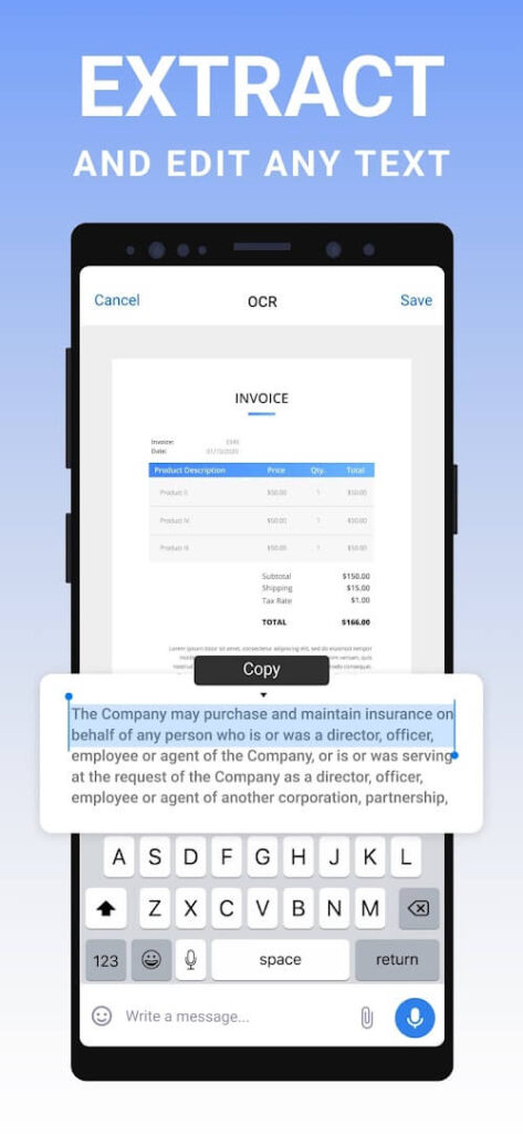 Mobile Scanner App screenshot 4