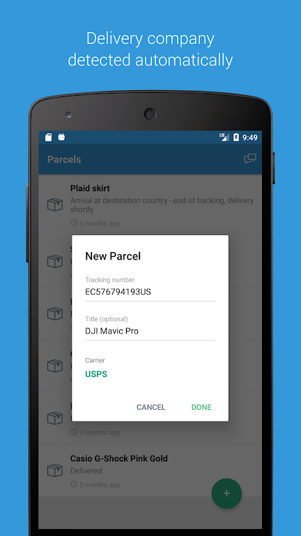 Parcels screenshot 4