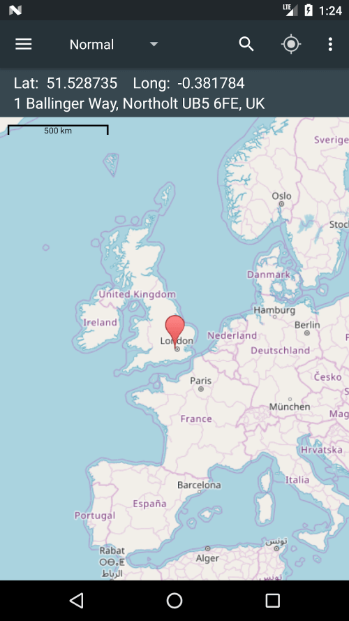 Map Coordinates screenshot 4