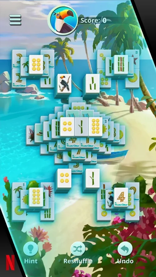 Mahjong Solitaire NETFLIX screenshot 4