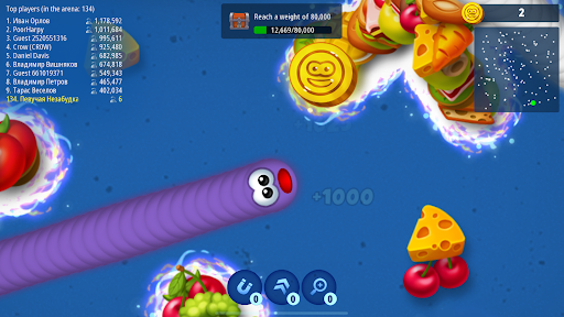 Worms Zone MOD screenshot 4