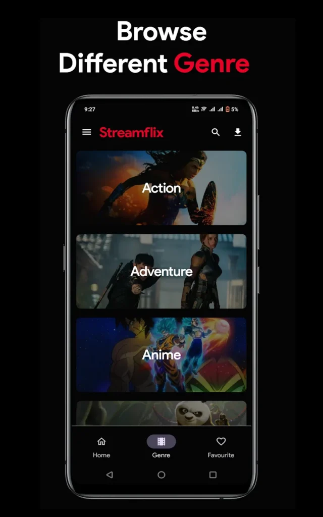 Streamflix:HD Movies & TV App screenshot 4