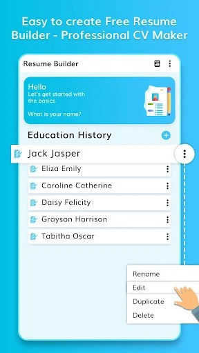 CV: Professional Resume Maker MOD screenshot 4