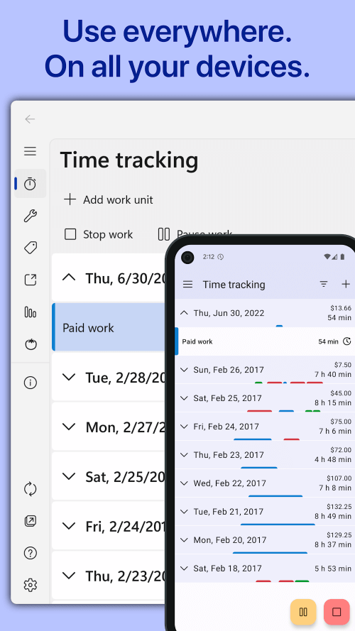WorkingHours – Time Tracking screenshot 4