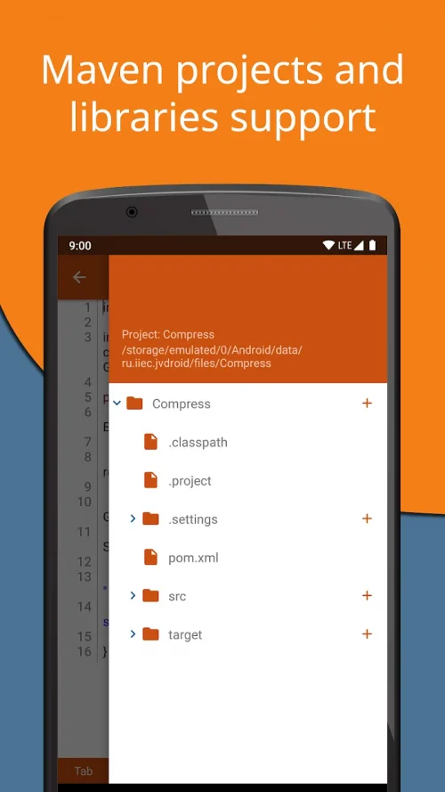 Jvdroid – IDE for Java screenshot 4