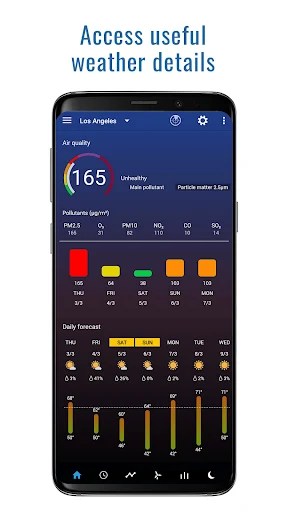 Transparent clock weather Pro MOD screenshot 4