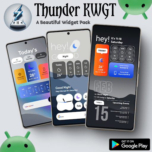 Thunder KWGT MOD screenshot 4