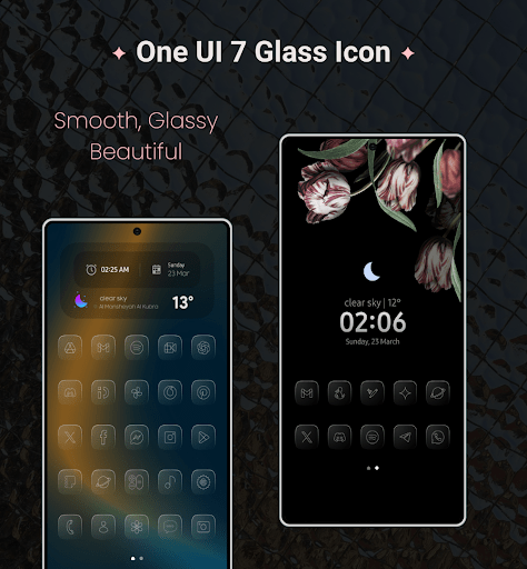 One UI 8 Glass Icons MOD screenshot 4