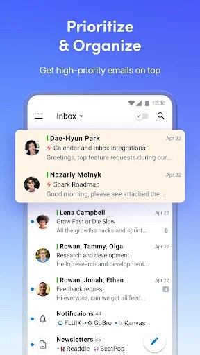 Spark Mail MOD screenshot 4