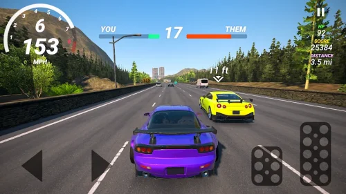 Highway Car Traffic Battle screenshot 4