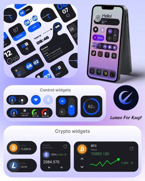 Lunex For Kwgt screenshot 4