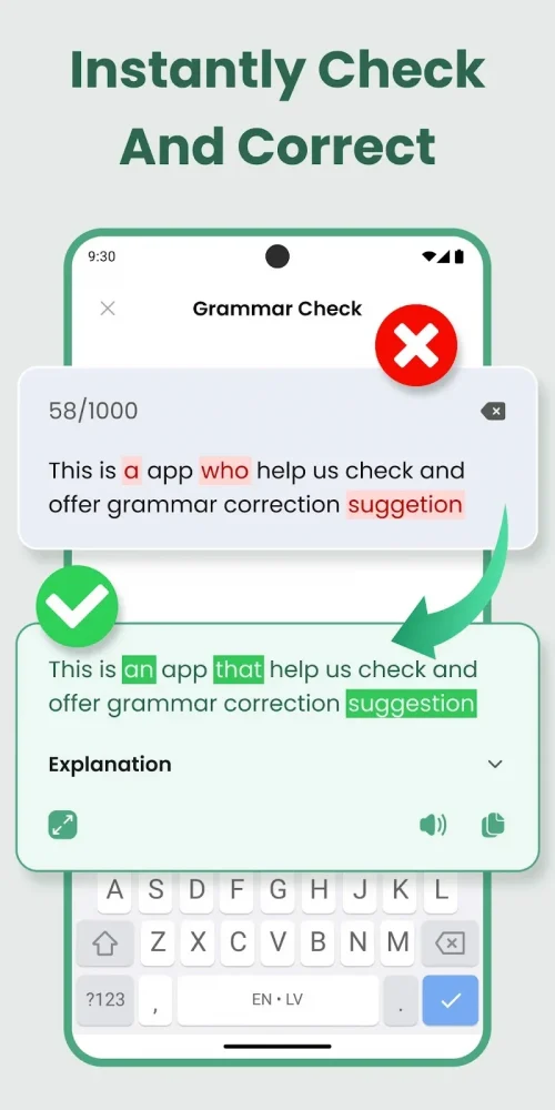 Glance: AI Grammar & Writing screenshot 4