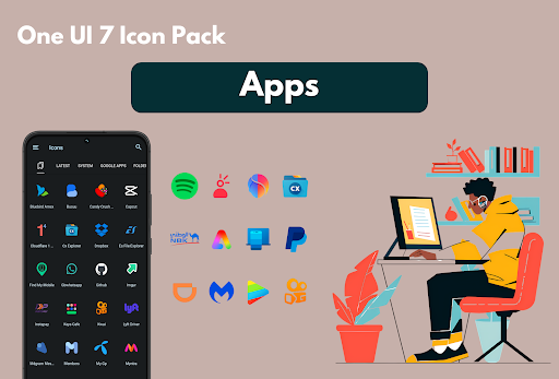 OneUI 8 Icon Pack MOD screenshot 4