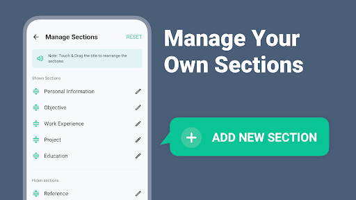 Resume Builder MOD screenshot 4