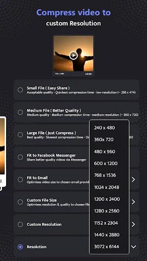 Compress & Resize Video MOD screenshot 4