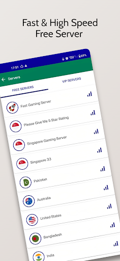 Gaming VPN MOD APK (Premium Unlocked) 50.25 screenshot 4