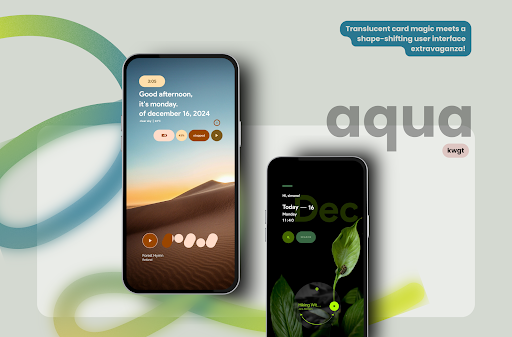 aqua kwgt MOD screenshot 4