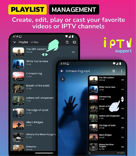 Night Video Player – voice amp MOD screenshot 4