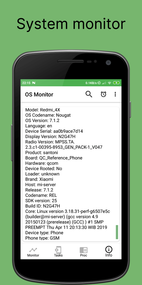 OS Monitor: Tasks Monitor screenshot 4