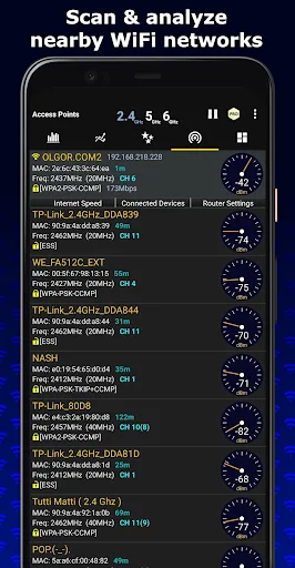 WiFi Analyzer MOD screenshot 4