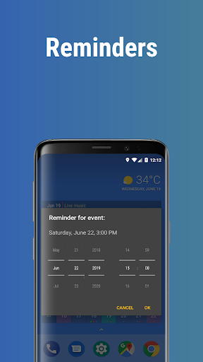 Calendar Widget MOD screenshot 4