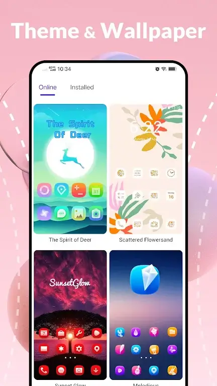 Color Launcher, cool themes screenshot 4
