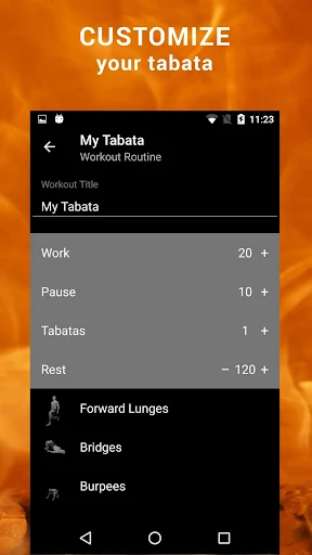 Tabata Training at Home MOD screenshot 4