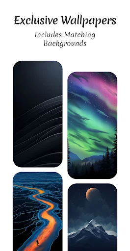 Midnight Dark – Icon Pack screenshot 4