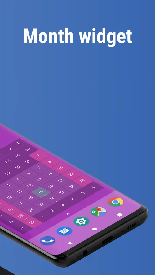 Calendar Widget: Month/Agenda MOD screenshot 4