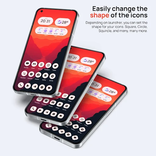 Lena Adaptive Icon Pack MOD screenshot 4