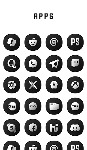 Black Icon Pack screenshot 4