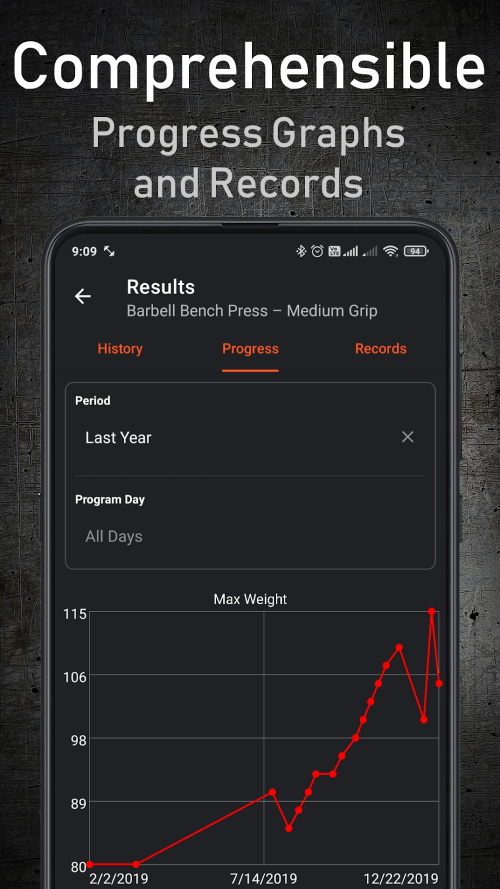 GymUp PRO – workout notebook screenshot 4