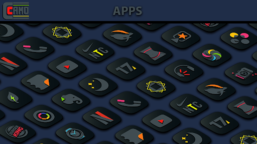 Camo Dark Icon Pack MOD screenshot 4