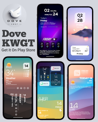 Dove KWGT screenshot 4