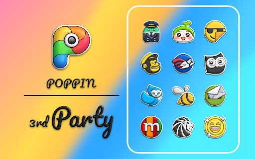 Poppin icon pack MOD screenshot 4