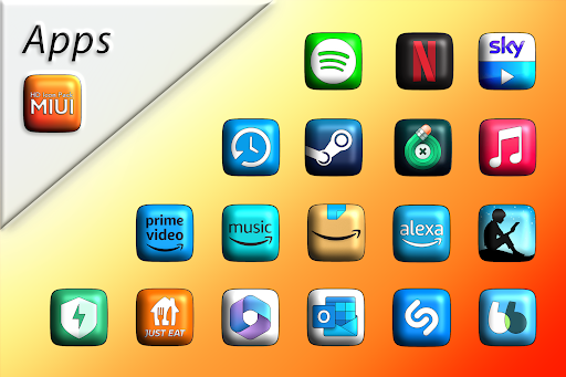 MIUI 3D Icon Pack MOD screenshot 4
