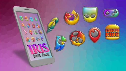 Iris Light Flat 3D Icon Pack screenshot 4